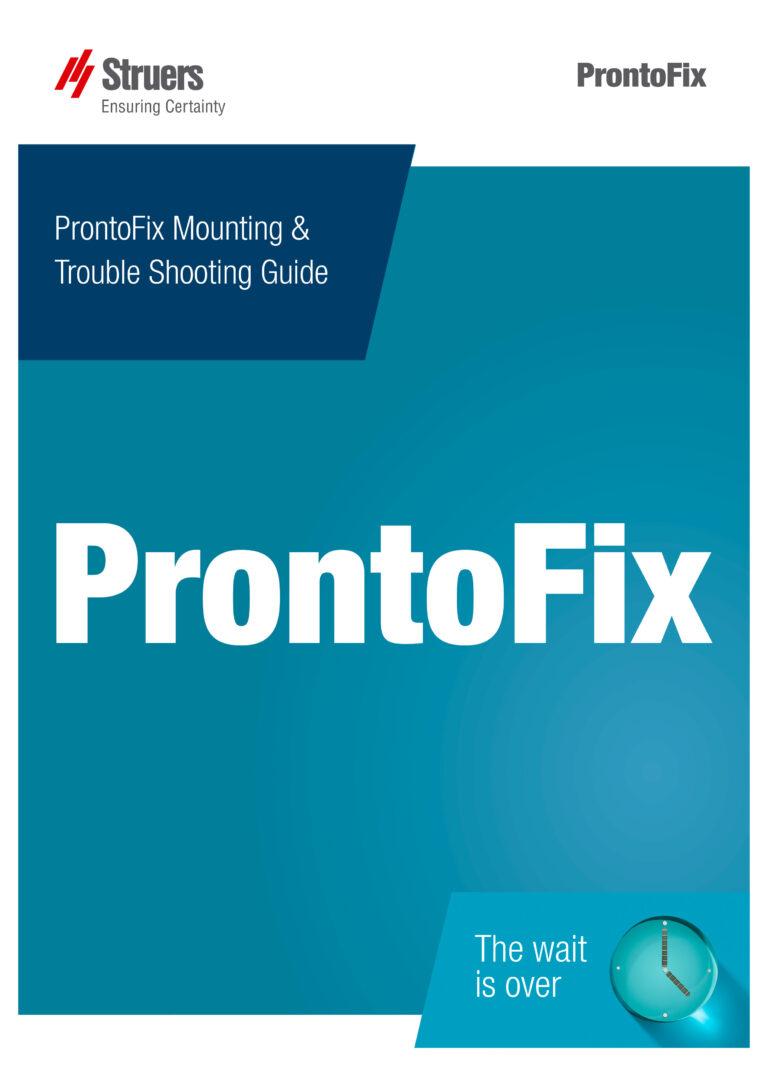 ProntoFix Trouble shooting guide-1